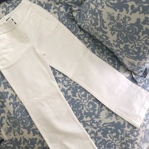 White linen slacks